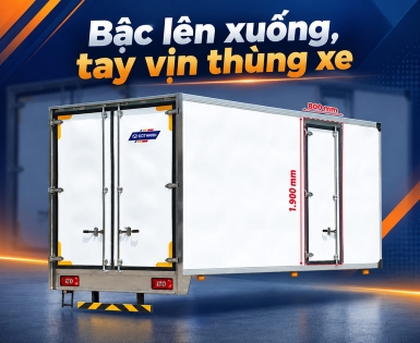 Bậc lên xuống và tay vịn thùng xe giúp bốc dỡ an toàn ra sao?