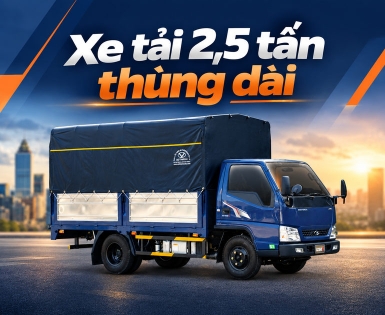 Xe tải 2,5 tấn thùng dài giá bao nhiêu tại Kiên Giang?