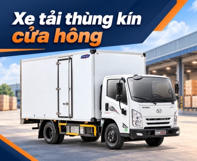 Xe tải thùng kín có nên làm cửa hông khi giao hàng nhiều điểm?